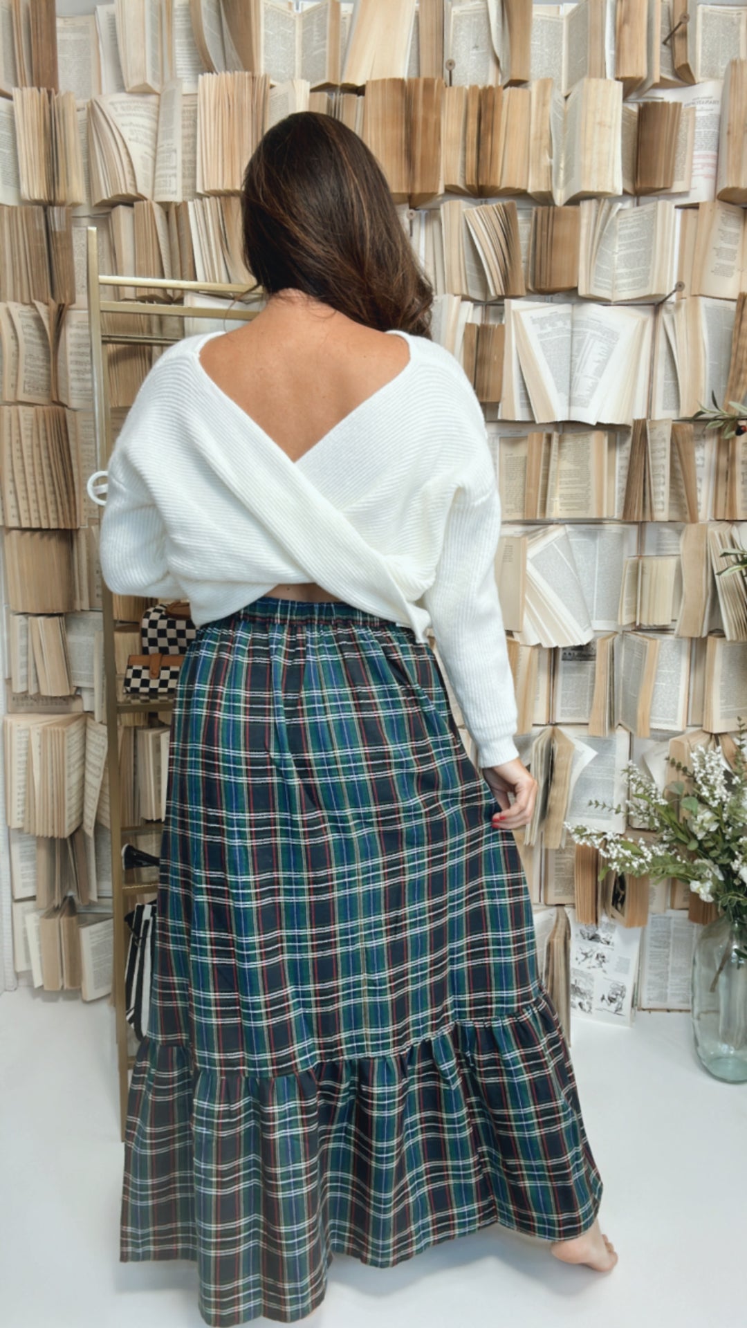 Plaid Perfection Maxi Skirt