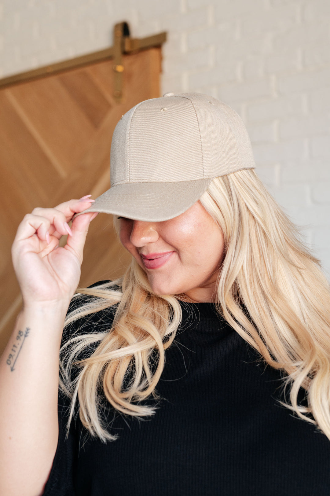 Basic Babe Ball Cap in Khaki