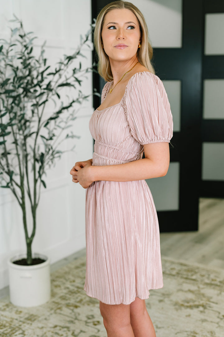 It's For the Aesthetic Balloon Sleeve Dress