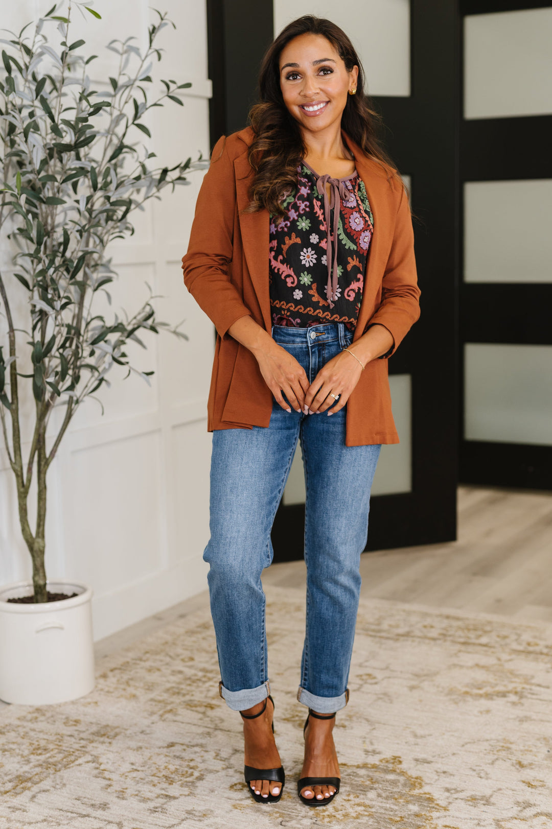 Magic 3/4 Blazer in Rust