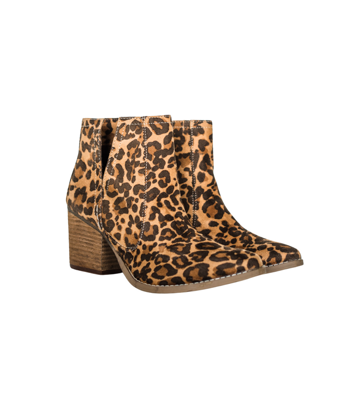 Tarim Bootie in Leopard